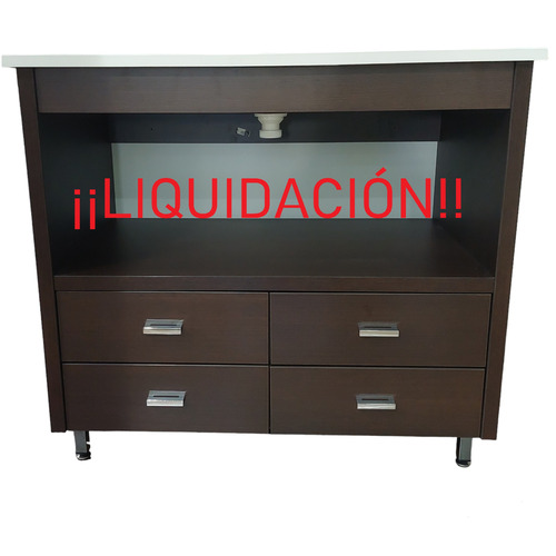 GALICIA BAJO Y LAVABO WENGUE 90 CM