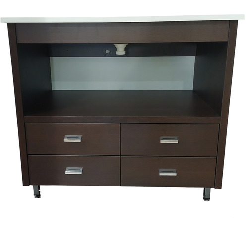 GALICIA BAJO Y LAVABO WENGUE 90 CM