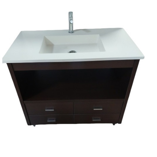 GALICIA BAJO Y LAVABO WENGUE 90 CM