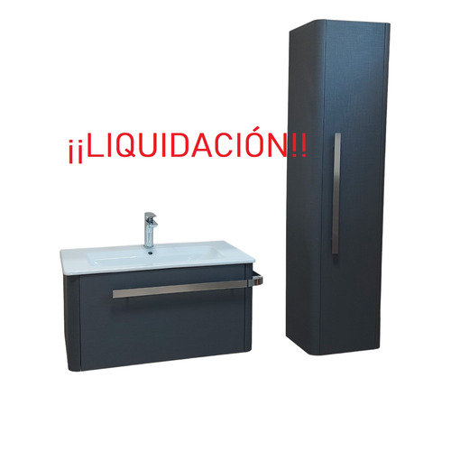 ARADIA BAJO 80 CM CON LAVABO Y COLUMNA