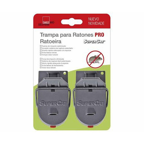 TRAMPA SUPERCAT PRO RATONES 2UD