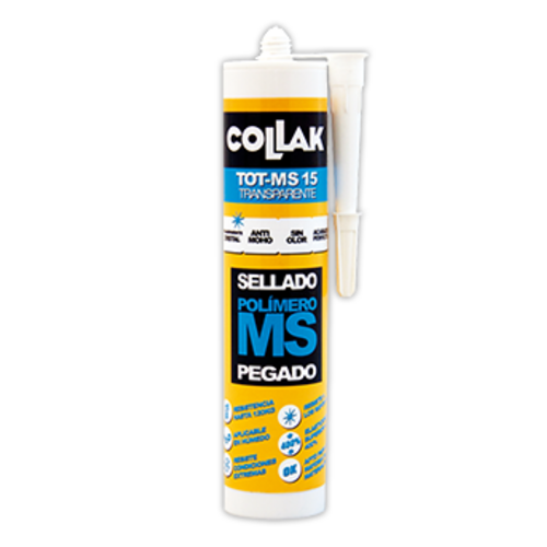 SELLADOR POLIMERO TOT-MS 15 TRANSPARENTE 280ML COLLAK