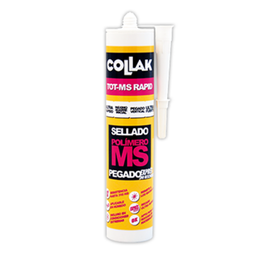 CAJA 12UD SELLADOR POLÍMERO TOT-MS RAPID BLANCO 280ML COLLAK