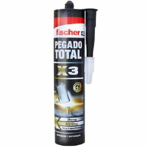 ADHESIVO PEGADO TOTAL X3 BLANCO 290ML FISCHER