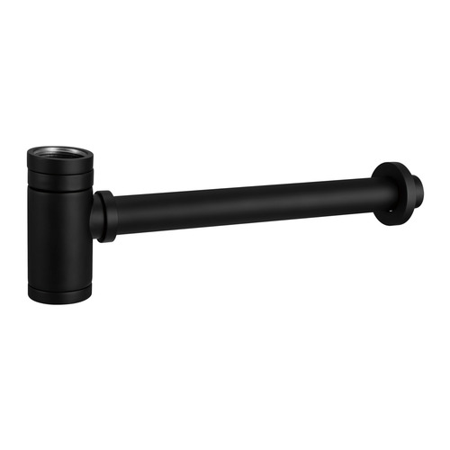 SIFÓN VISTO NEGRO MATE REDONDO IMEX