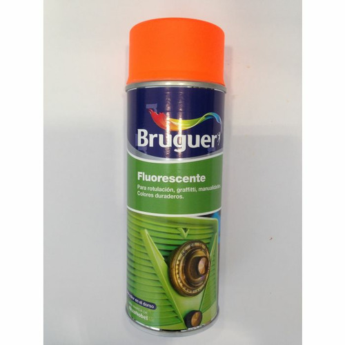 SPRAY NARANJA FLUORESCENTE 0,400ml BRUGUER