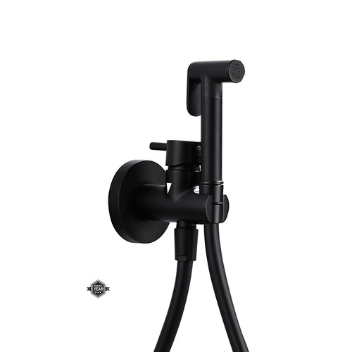 MUNICH GRIFERÍA DE BIDÉ EMPOTRADA MONOMANDO NEGRO IMEX