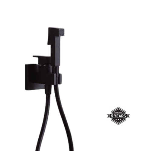 IRLANDA GRIFERÍA DE BIDÉ EMPOTRADA MONOMANDO NEGRO IMEX