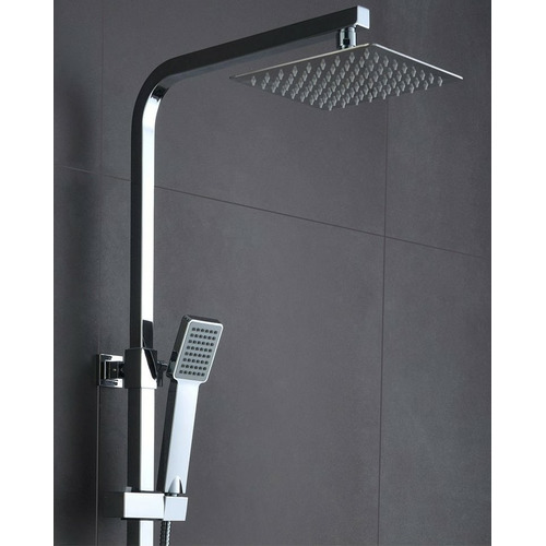 CONJUNTO DUCHA TERMOSTÁTICA CUADRADO CROMO IMEX