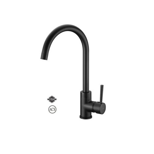 LYON GRIFERÍA DE COCINA MONOMANDO NEGRO IMEX