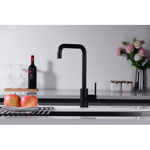 LOIRA GRIFERÍA DE COCINA MONOMANDO NEGRO IMEX