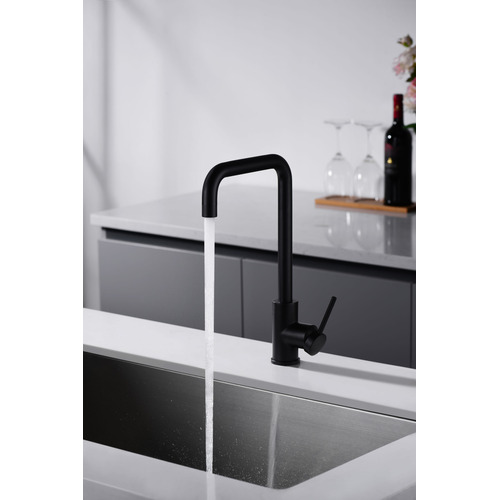 LOIRA GRIFERÍA DE COCINA MONOMANDO NEGRO IMEX