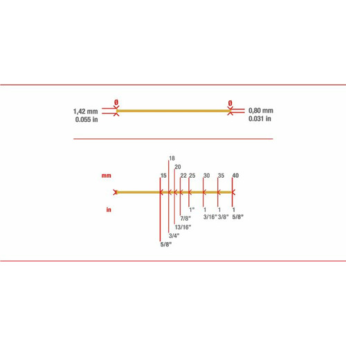 CLAVO MINI-BRAD 0.8×35