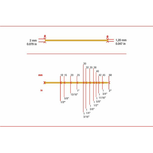 CLAVO BRAD-AX  1.2x50