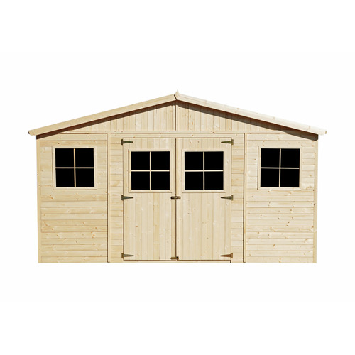 CASETA/GARAJE MADERA VLADIMIR  418 x 320 x 246 CM