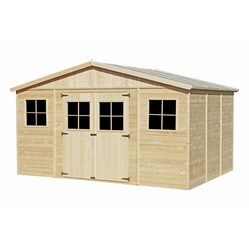 CASETA/GARAJE MADERA VLADIMIR  418 x 320 x 246 CM