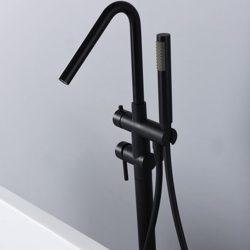 CÓRCEGA GRIFERÍA EXENTA DE BAÑERA NEGRO IMEX