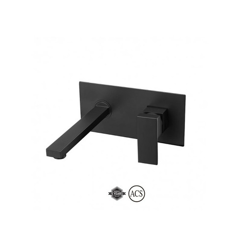 SUIZA GRIFO EMPOTRADO LAVABO NEGRO IMEX