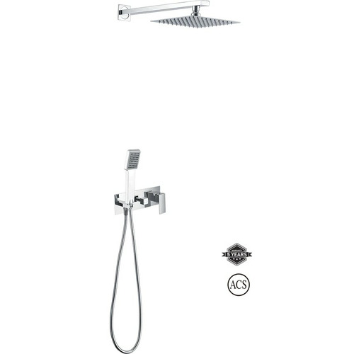 NORUEGA CONJUNTO DUCHA EMPOTRADO MONOMANDO CROMO IMEX