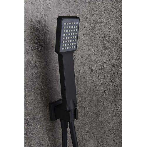 DUBLIN CONJUNTO DUCHA EMPOTRADO MONOMANDO NEGRO IMEX