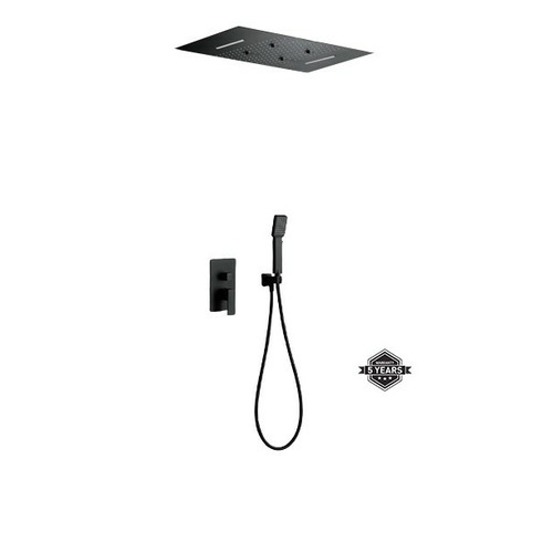 SUMATRA CONJUNTO DUCHA EMPOTRADO MONOMANDO NEGRO IMEX