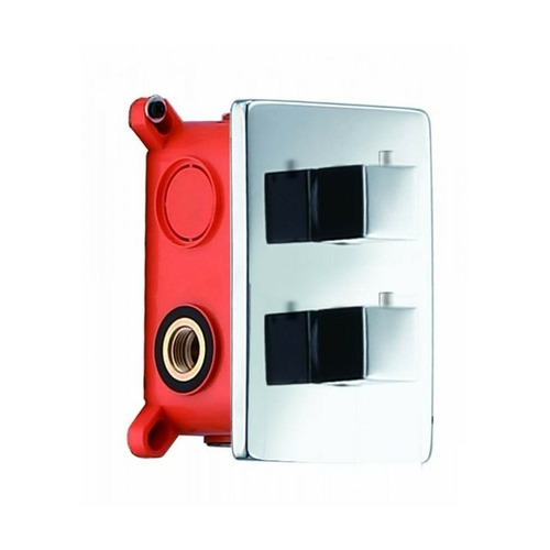 EMPOTRADO TERMOSTÁTICO 2 VÍAS CROMO IMEX