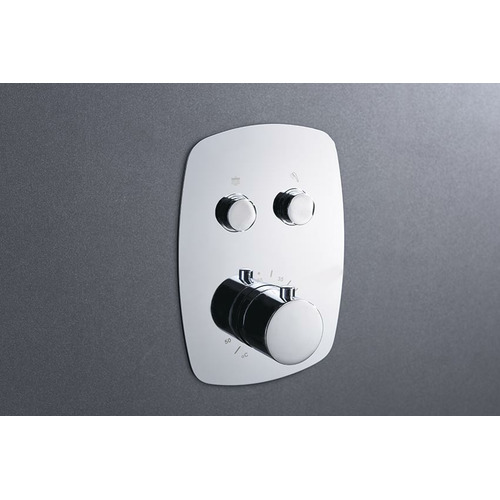 HIDRA CONJUNTO DUCHA EMPOTRADO TERMOSTÁTICO CROMO IMEX