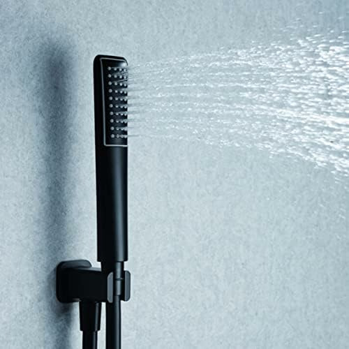 FEROE CONJUNTO DUCHA EMPOTRADO TERMOSTÁTICO NEGRO imex