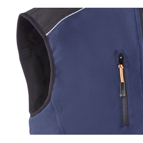 CHALECO CORTAVIENTOS NEW BARI 1895DN TALLA M AZUL MARINO