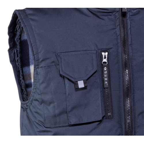 CHALECO MULTIBOLSILLOSCON FORRO POLAR INTERIOR TALLA M DALLAS 833 MARINO