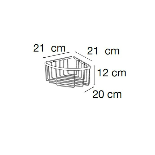 JABONERA REJILLA ESQUINA CROMO