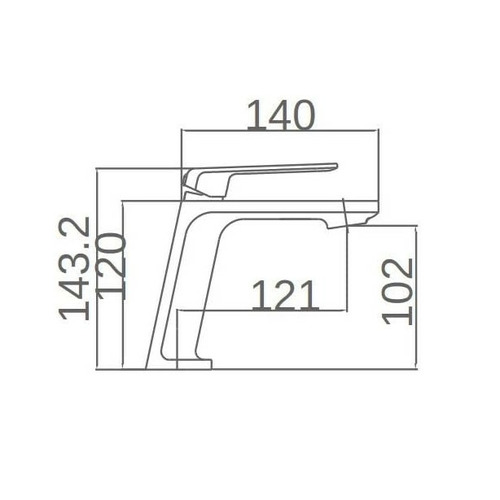 FIYI GRIFO MONOMANDO LAVABO CROMO IMEX