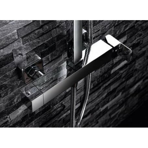 FIYI CONJUNTO DE DUCHA EXTENSIBLE MONOMANDO CROMO IMEX