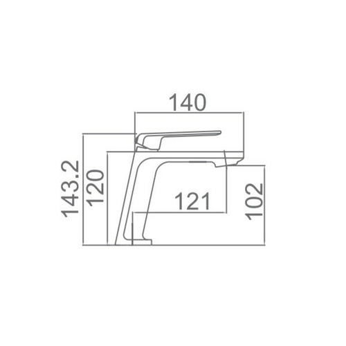 FIYI GRIFO MONOMANDO BIDE NEGRO IMEX