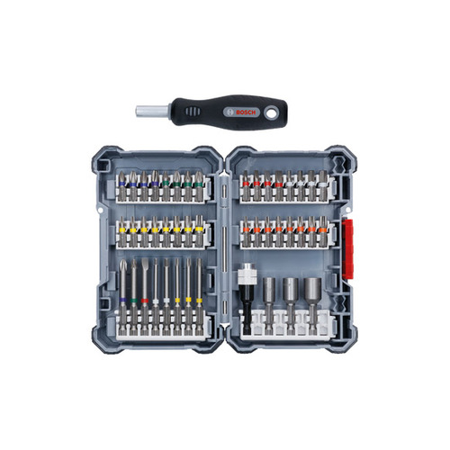 SET DE 45 PUNTAS Y VASOS DE ATORNILLAR IMANTADOS BOSCH EXTRA HARD