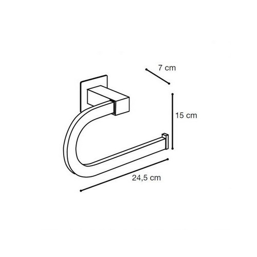 LINK TOALLERO ARO ADH CROMO