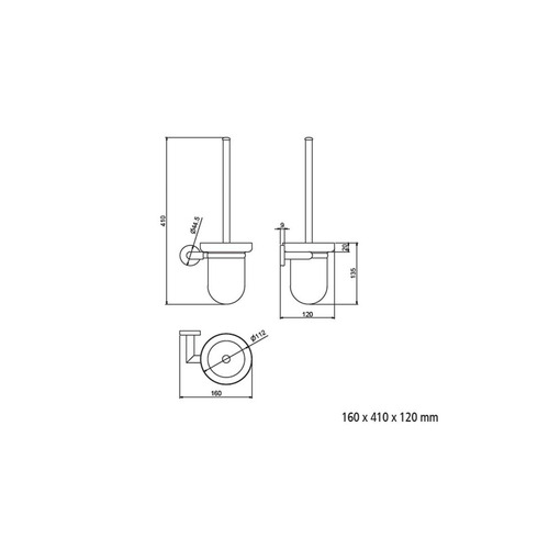 SIL ESCOBILLERO CROMO