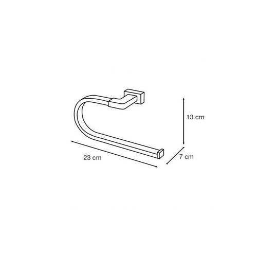 ARIES TOALLERO ARO CROMO
