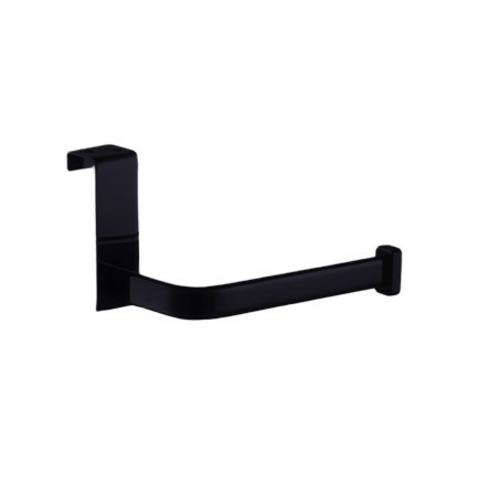 SOPORTE PORTARROLLOS COSTADO MUEBLE NEGRO