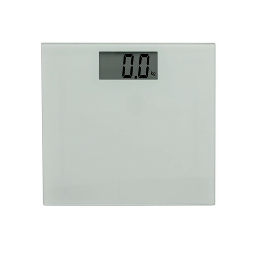 BASCULA BAÑO DIGITAL CRISTAL BLANCO 180KG