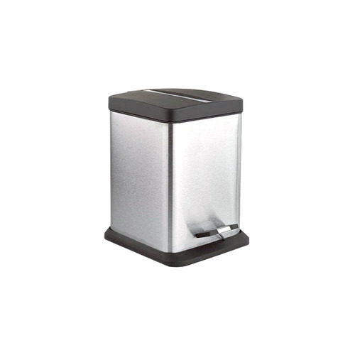 PAPELERA INOX 6L SATINADO
