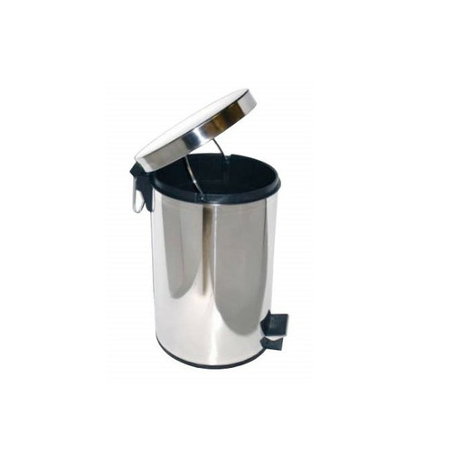 PAPELERA INOX 12L BRILLO