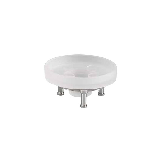 JABONERA SOBREENCIMERA REDONDA CROMO