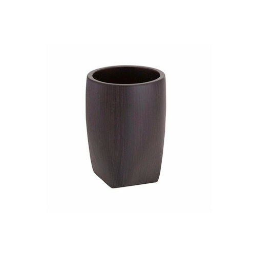 VASO RESINA IMITACIÓN MADERA