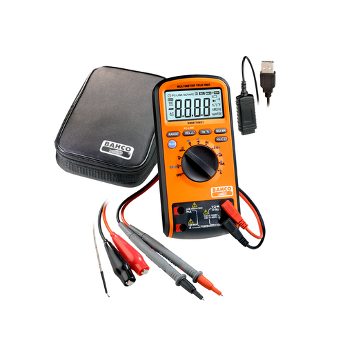 MULTÍMETRO DIGITAL CON MEDICIÓN AUTOMÁTICA True RMS 1000V