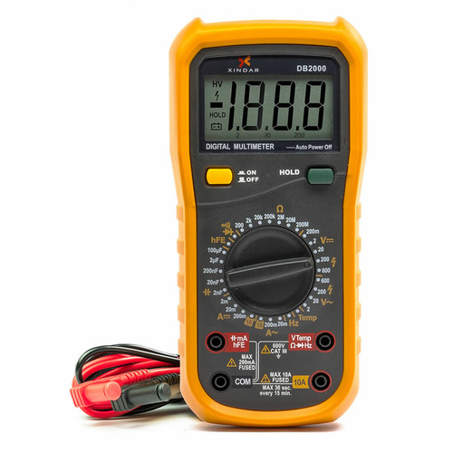 MULTÍMETRO DIGITAL AC/DC AVANZADO PROFESIONAL DB2000