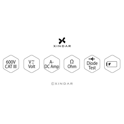 MULTÍMETRO DIGITAL COMPACTO DP1000.031