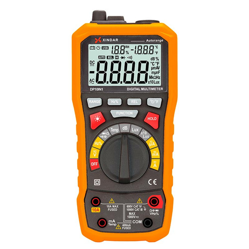 MULTÍMETRO DIGITAL AC/DC AVANZADO MULTIFUNCIÓN DP10IN1