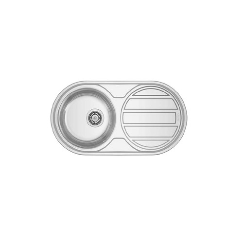 FREGADERO INOX ENCASTRAR 2S 83,5x44