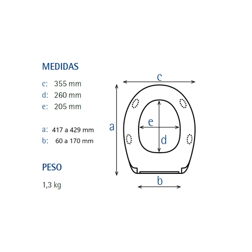 ESTOLI ALEXIA ASIENTO WC UNIVERSAL PERGAMON